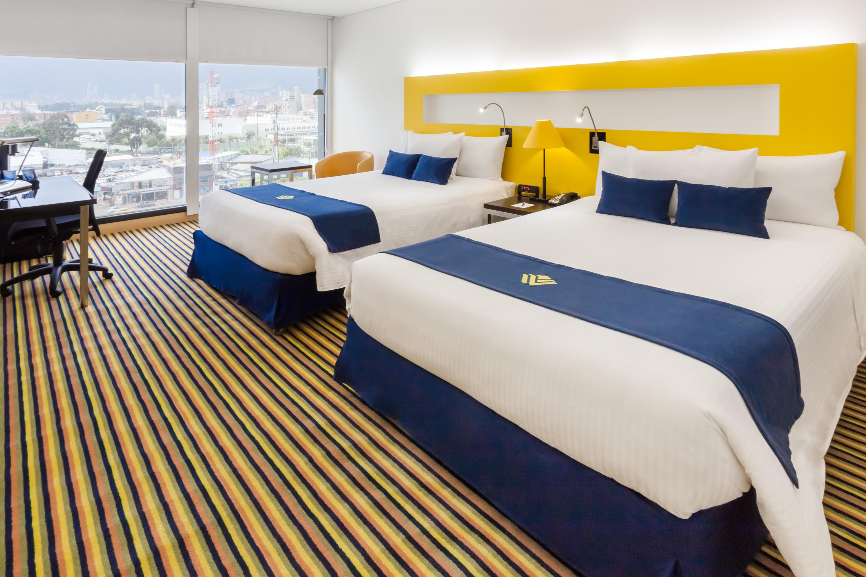 Wyndham Bogota Hotell Exteriör bild A room at the hotel