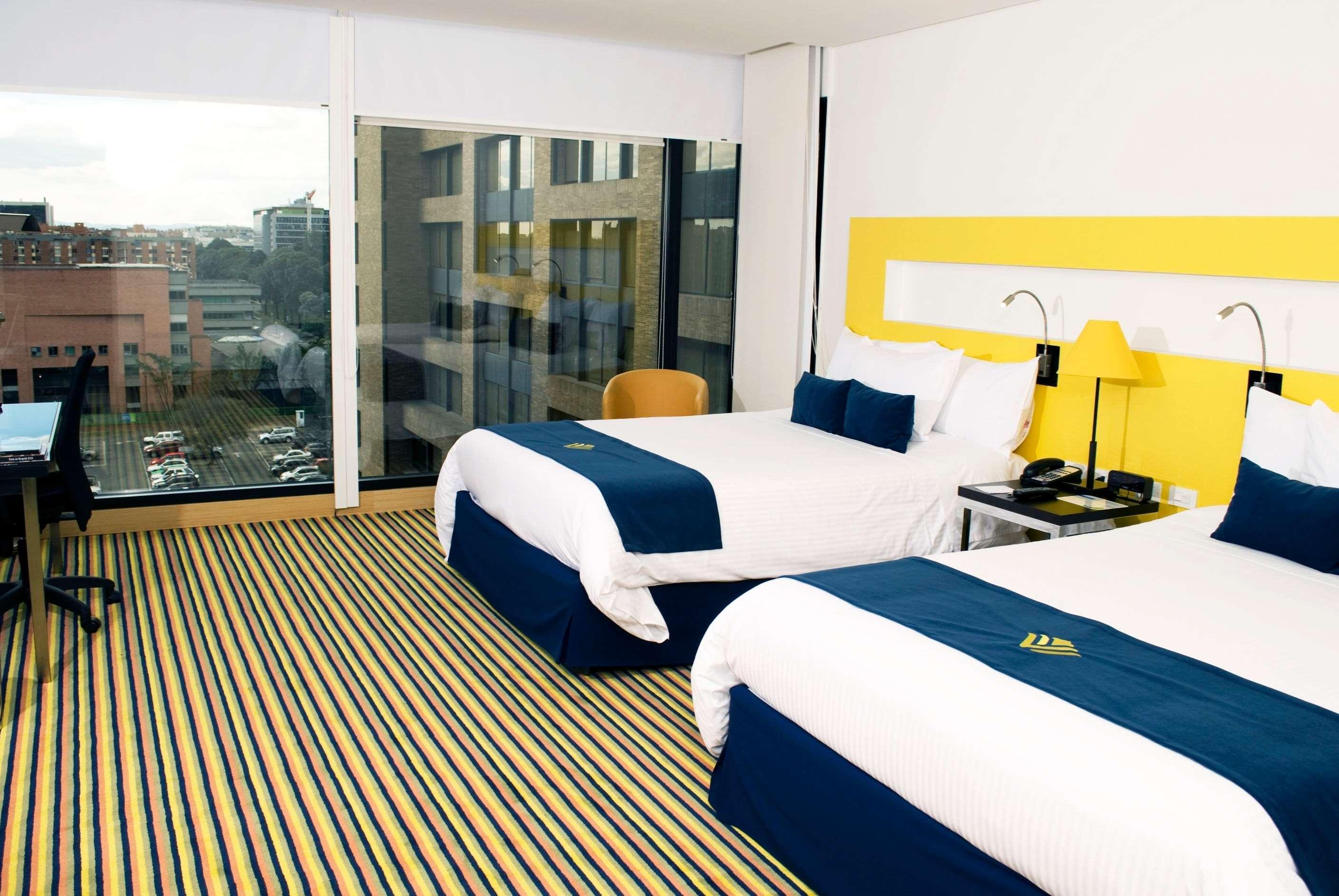 Wyndham Bogota Hotell Exteriör bild A room at the hotel