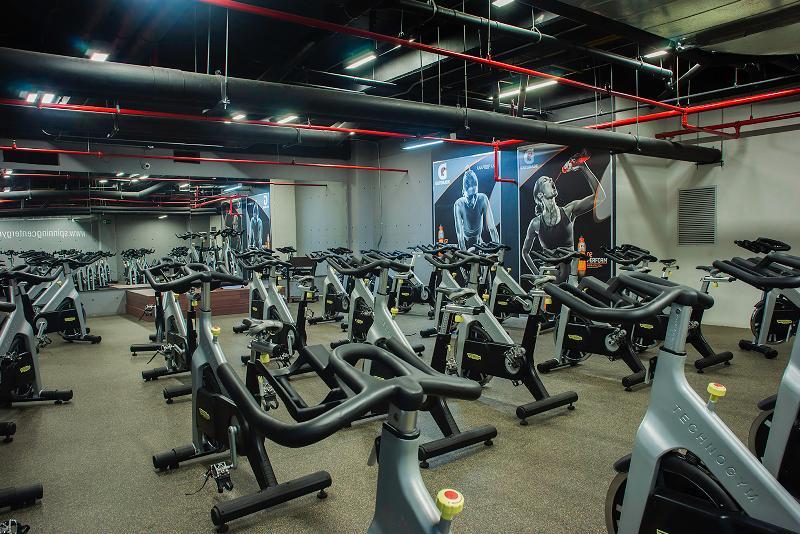 Wyndham Bogota Hotell Exteriör bild A typical spinning class